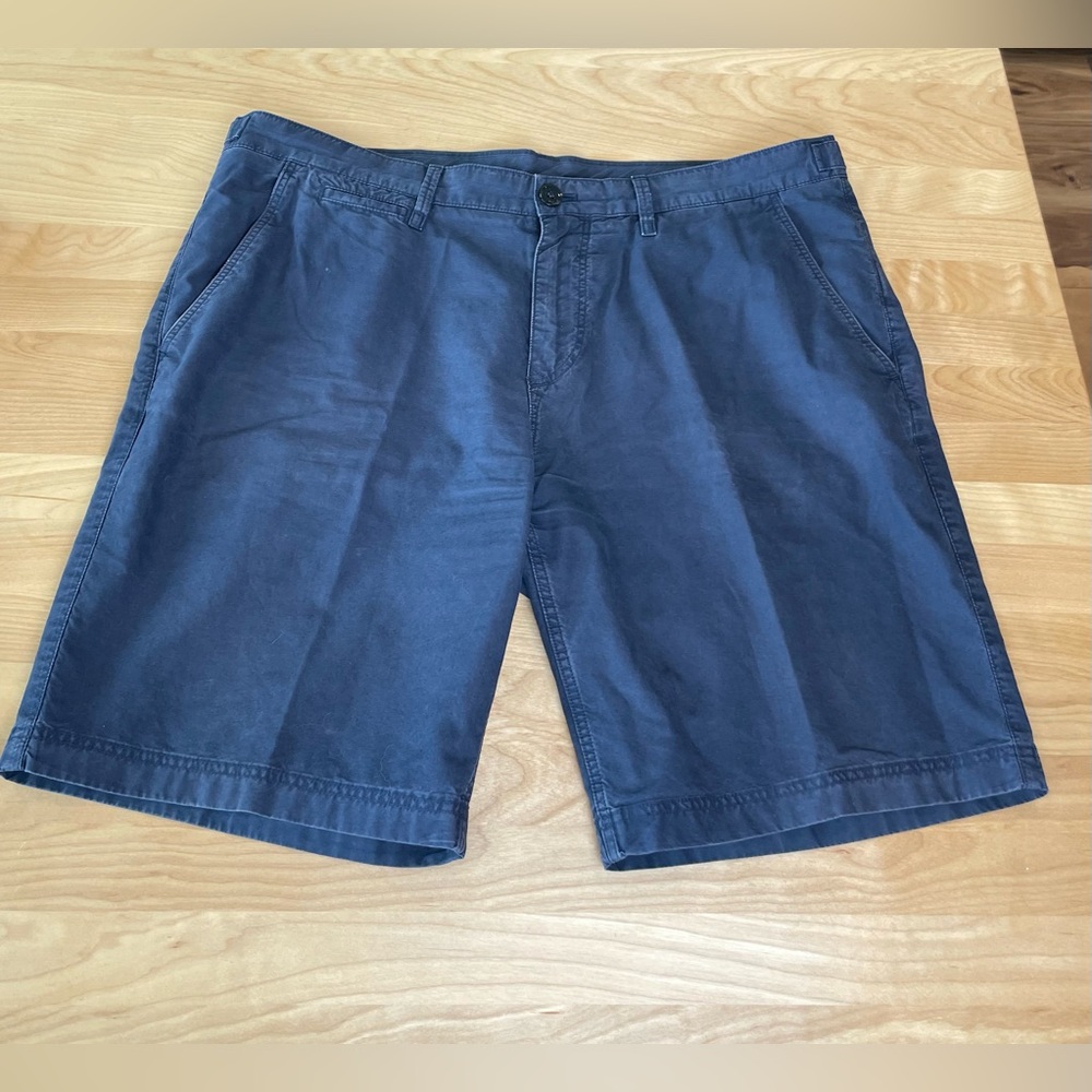 Burberry Men’s Navy Cotton Shorts Nova Check Pockets Quiet Luxury Summer Staple